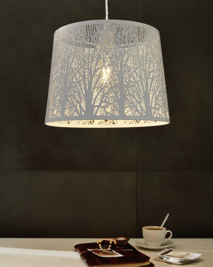 Eglo Hambleton Vintage Pendelleuchte Wit Ø35cm