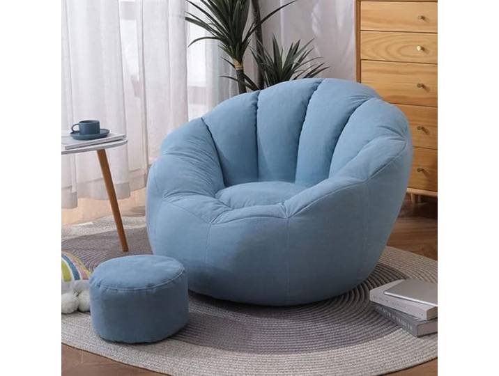 MNBVH Sitzsack-Stuhl, Liege-sitzsack Für Erwachsene Und Teenager, Persönlicher Einzel-sitzsack-loungesessel Zum Spielen, Lesen Und Entspannen(Color:H)