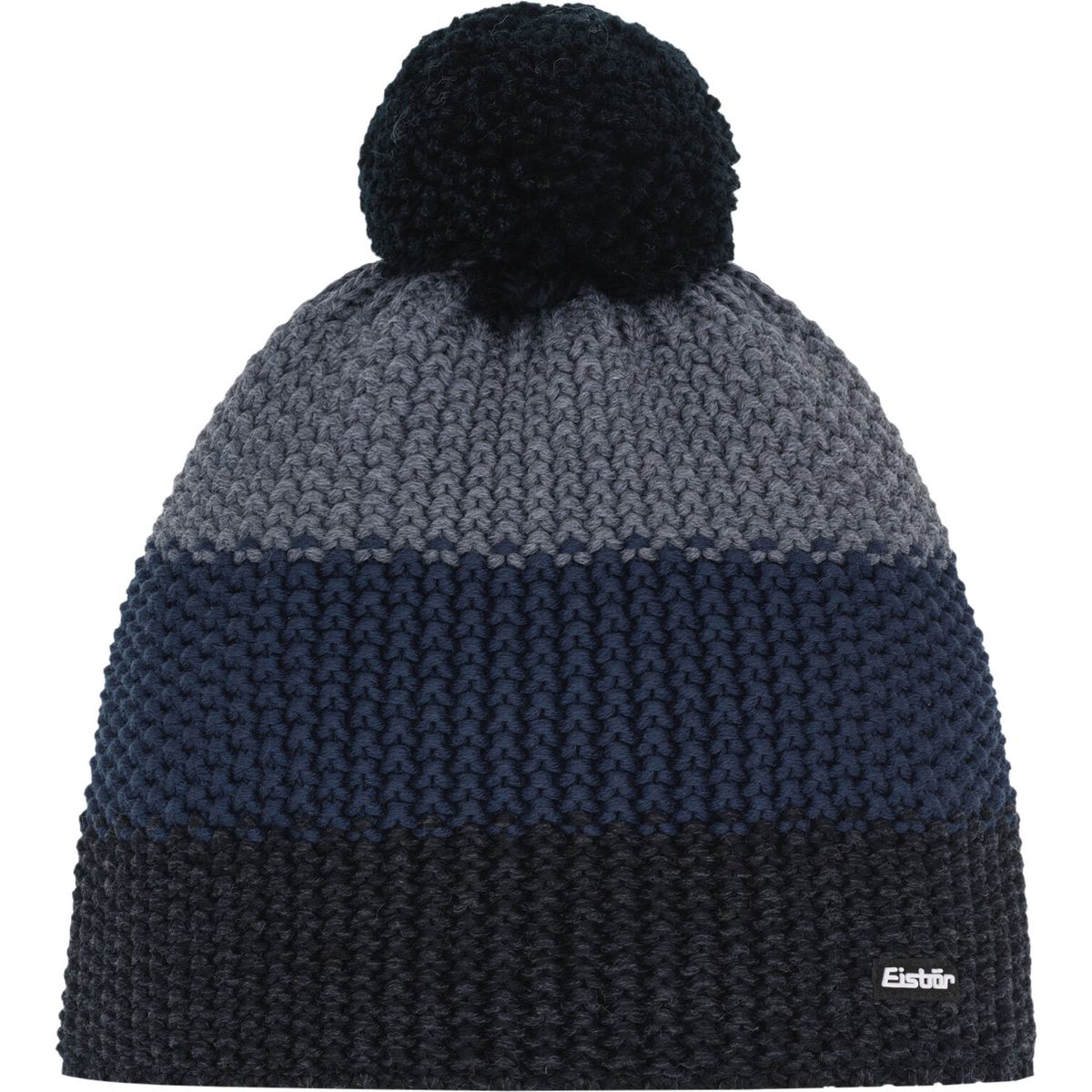 Eisbär Star Pompon Mütze schwarzmel-d.cobalt-anthrazit (786) 403125-786