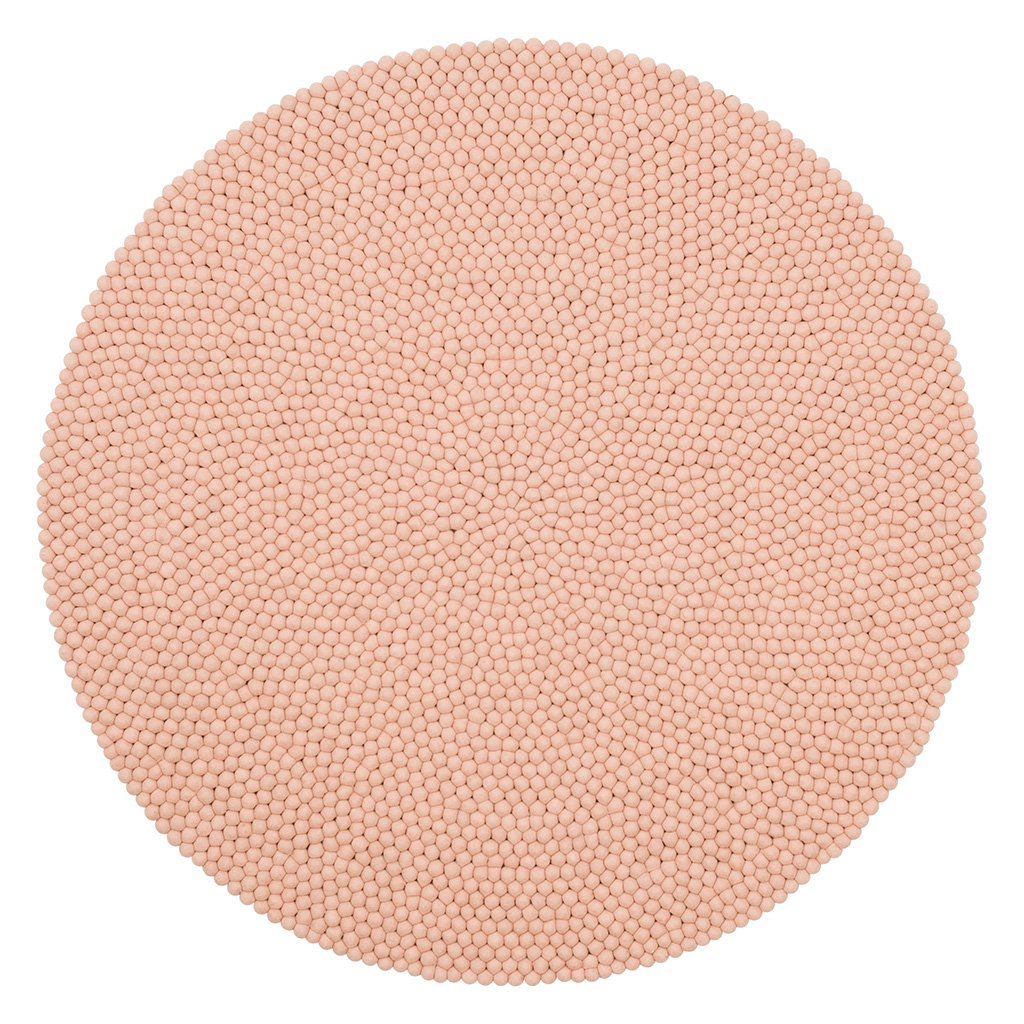 myfelt Merle Filzkugelteppich rund (Ø 70cm) Ø 70cm 031-070