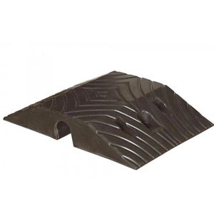 Moravia Fahrbahnschwelle TOPSTOP 10, 280.10.797, aus Gummi, Normelement, schwarz, 25 x 40,5 x 7cm
