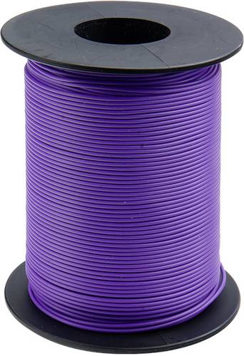 Donau Elektronik 125-S50-6 Litze 1 x 0.25mm² Violett 50m