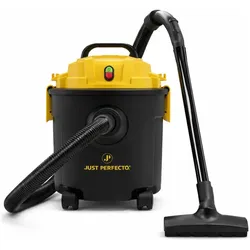 Perfecto, Industriestaubsauger, Nass- und Trockensauger 1200 W mit 16 L Tank, HEPA-Filtersystem & Gebläsefunktion, Saugleistung ab 1 (Nass-Trockensauger)