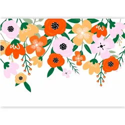 Artgeist, Tapete, Fototapete - Colorful Bloom - First Variant (250 x 175 cm)