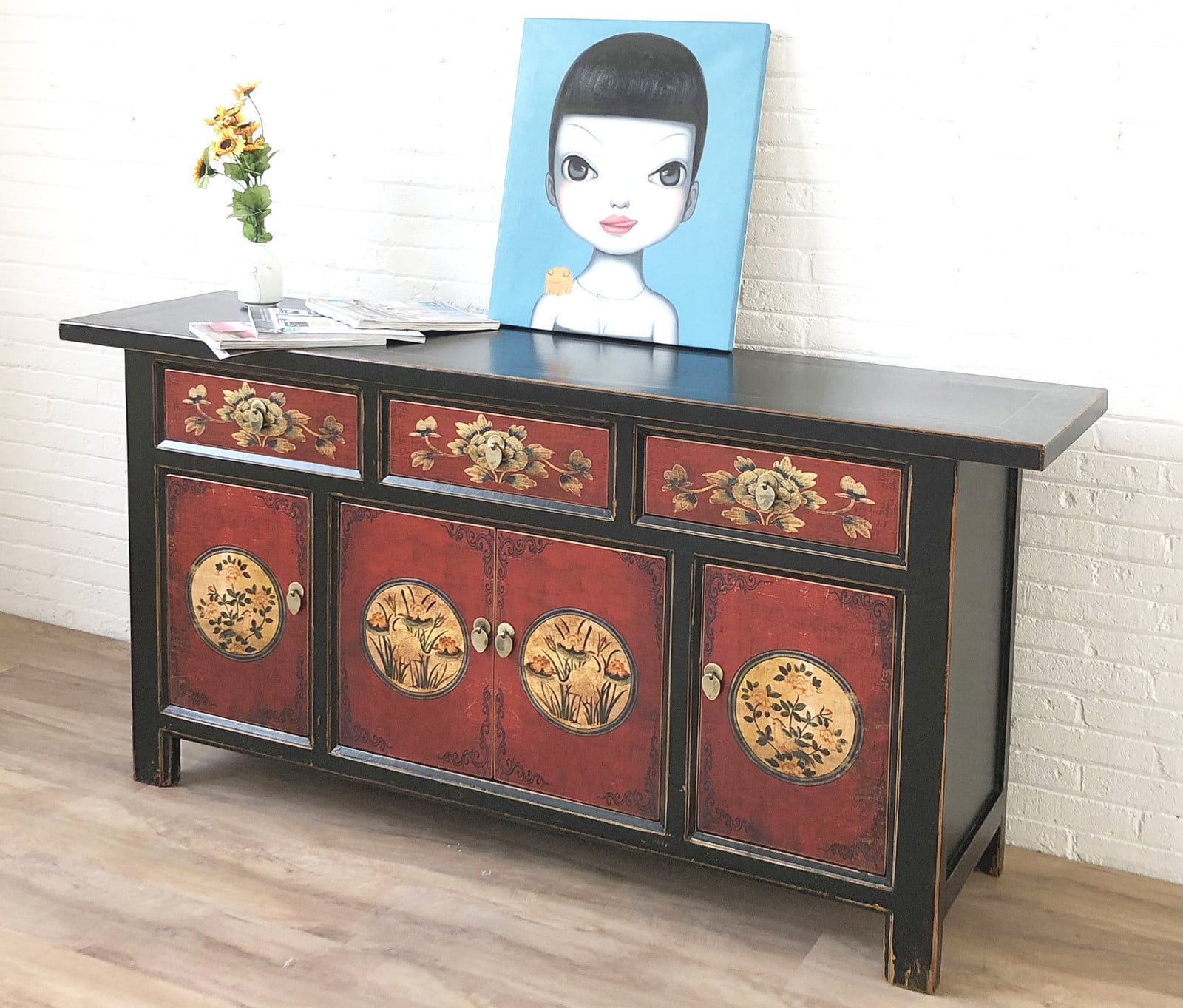 Opium Outlet Meubelkast Buffet met Oosters Aziatisch Design
