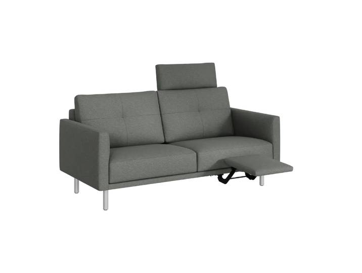 Einzelsofa I-Monia, Intertime, kat. d, danio dunkelgrau ud, Textil