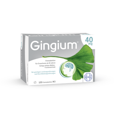Hexal AG GINGIUM 40 mg Filmtabletten 120 st 08832734