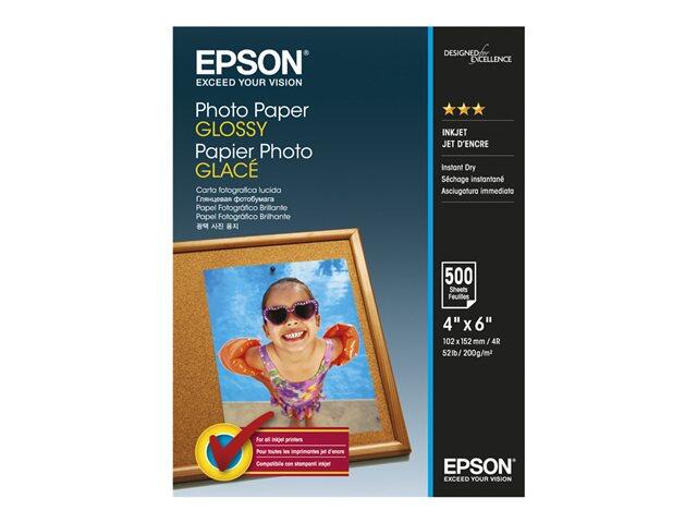 Epson - Fotopapier, glänzend - 102 x 152 mm - 200 g/m2 - 500 Blatt C13S042549