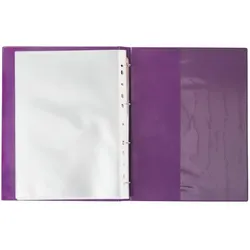 Idena Zeugnismappe DIN A4 violett/blau