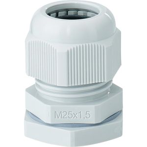 Hensel Kabelverschraubung AKM 25, aus Kunststoff, M25, Ø 25 mm, nach IP67 wasserdicht