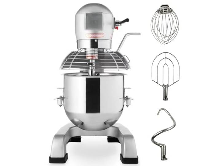 Batteur Mélangeur Professionnel 10 Litres – 3 Vitesses – Monophasé 230 V – 450 W