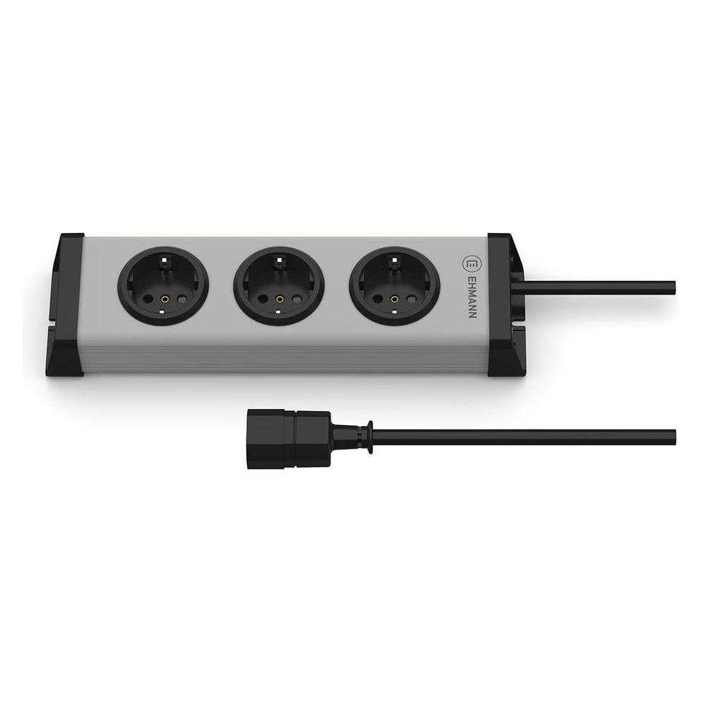 Bodo Ehmann Socket strip 3 way schuko IEC plug 1.5m (3x, CEE 7/3, 1.50 m) (0200x00032308)
