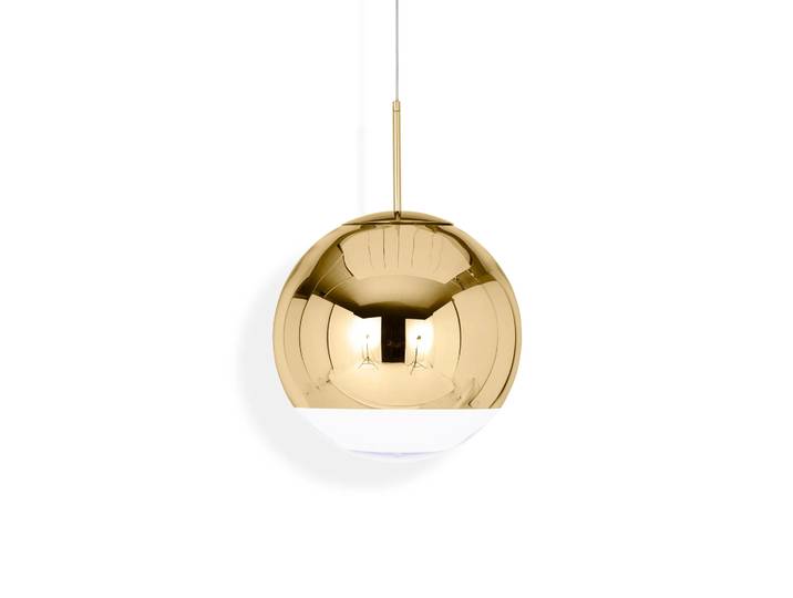 Tom Dixon Mirror Ball Pendelleuchte LED Ø40cm Gold