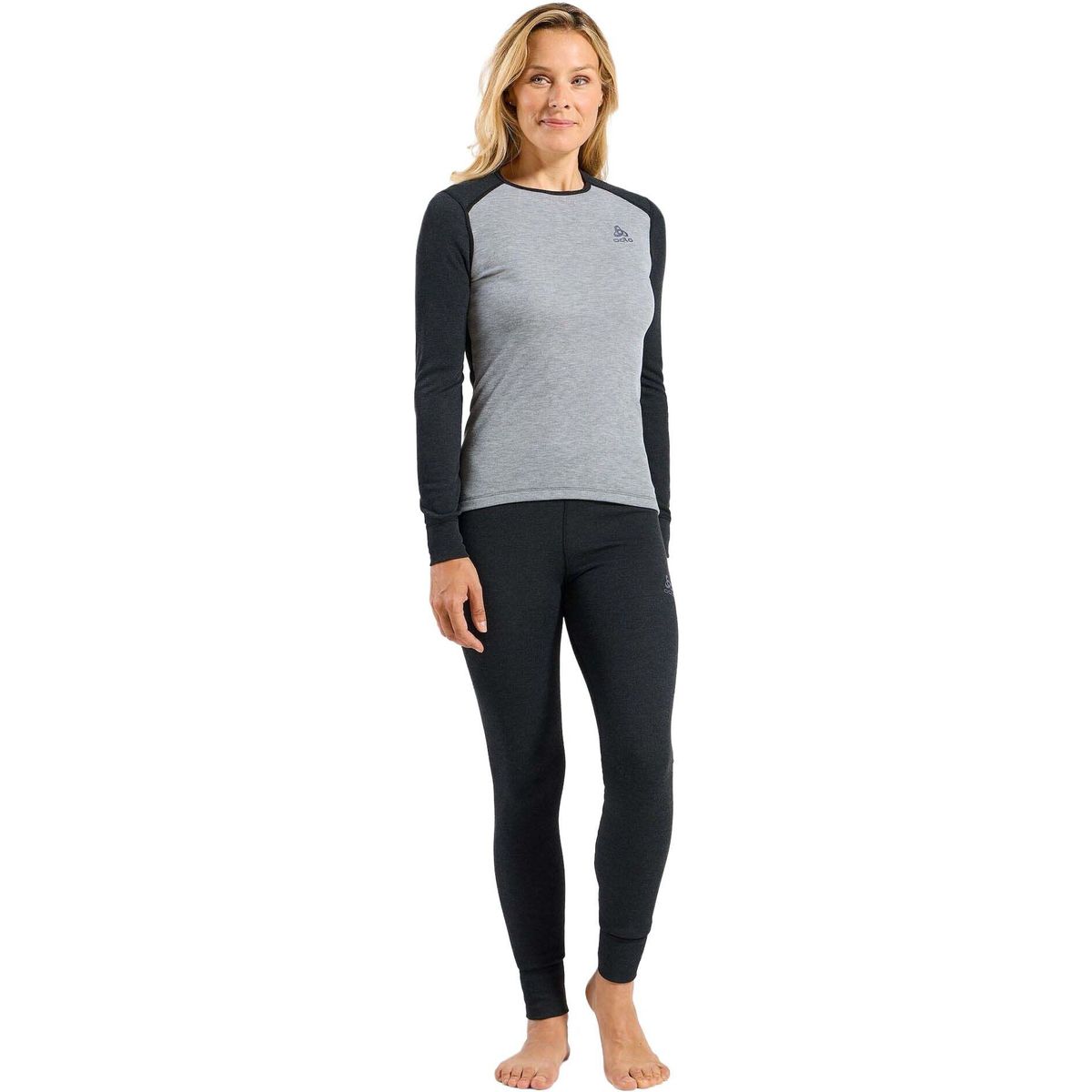 Odlo Active Warm Special Set dark grey melange - grey melange (10793) S 196701-10793-S