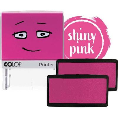 COLOP NIO Ersatz-Stempelkissen, Packung mit 2 Stempelkissen, soft pink