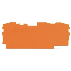 WAGO Abschlussplatte u. Zwischenplatte 2006-1392 TOPJOB S orange