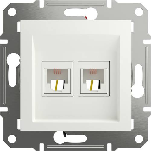 Schneider Electric RJ11-Telefondose Asfora Weiß (RAL 9003) EPH4270121D 1St.