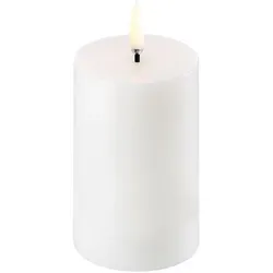 Uyuni LED Stumpenkerze 5x7,5cm nordic white