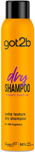 Schwarzkopf Got2b Dry Shampoo Extra Texture 200ml