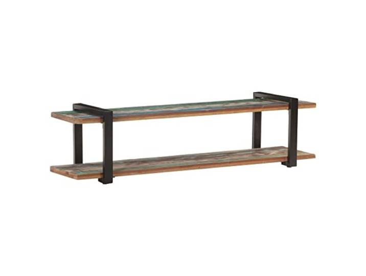 LMTYOENFG TV-Board 160x40x40 cm Altholz Massiv Industrial Fernsehtisch Stilvolles Lowboard aus recyceltem Echtholz mit Metallgestell, ideal als Sideboard für Wohnzimmer und Unterhaltungsbereich.