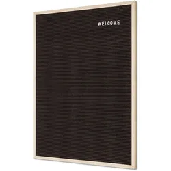 Letterboard 60x80cm hellbraun.