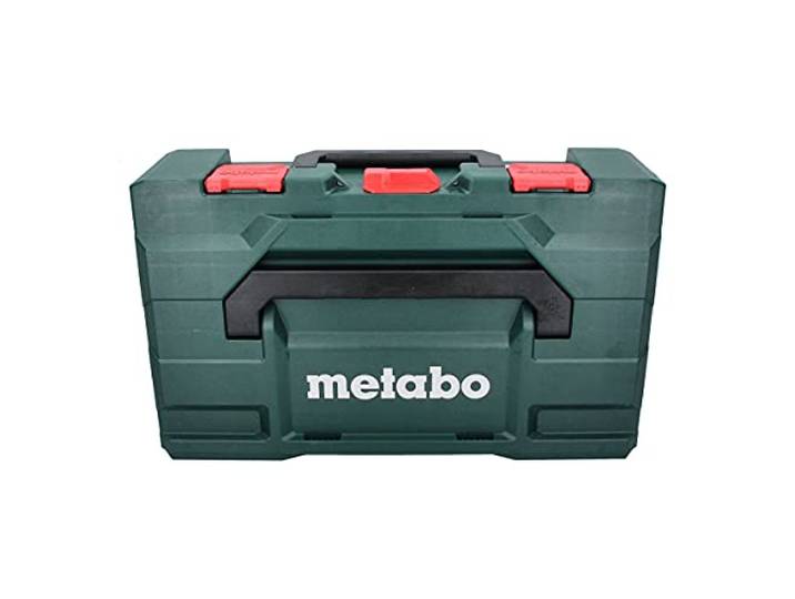 Metabo 626891000 Mallette à outils vide Metabox 145 L (incrustation pour visseuse + visseuse à percussion\, mallette en ABS\, sans outils\, empilable\, 396 x 296 x 145 mm\, volume 14\,1 l)