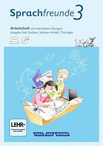 Katrin Junghänel - Sprachfreunde - Ausgabe Süd - Neubearbeitung 2015: 3. Schuljahr - Arbeitsheft mit interaktiven Übungen: Mit CD-ROM - Preis vom 13.10.2026 19:28:25 h