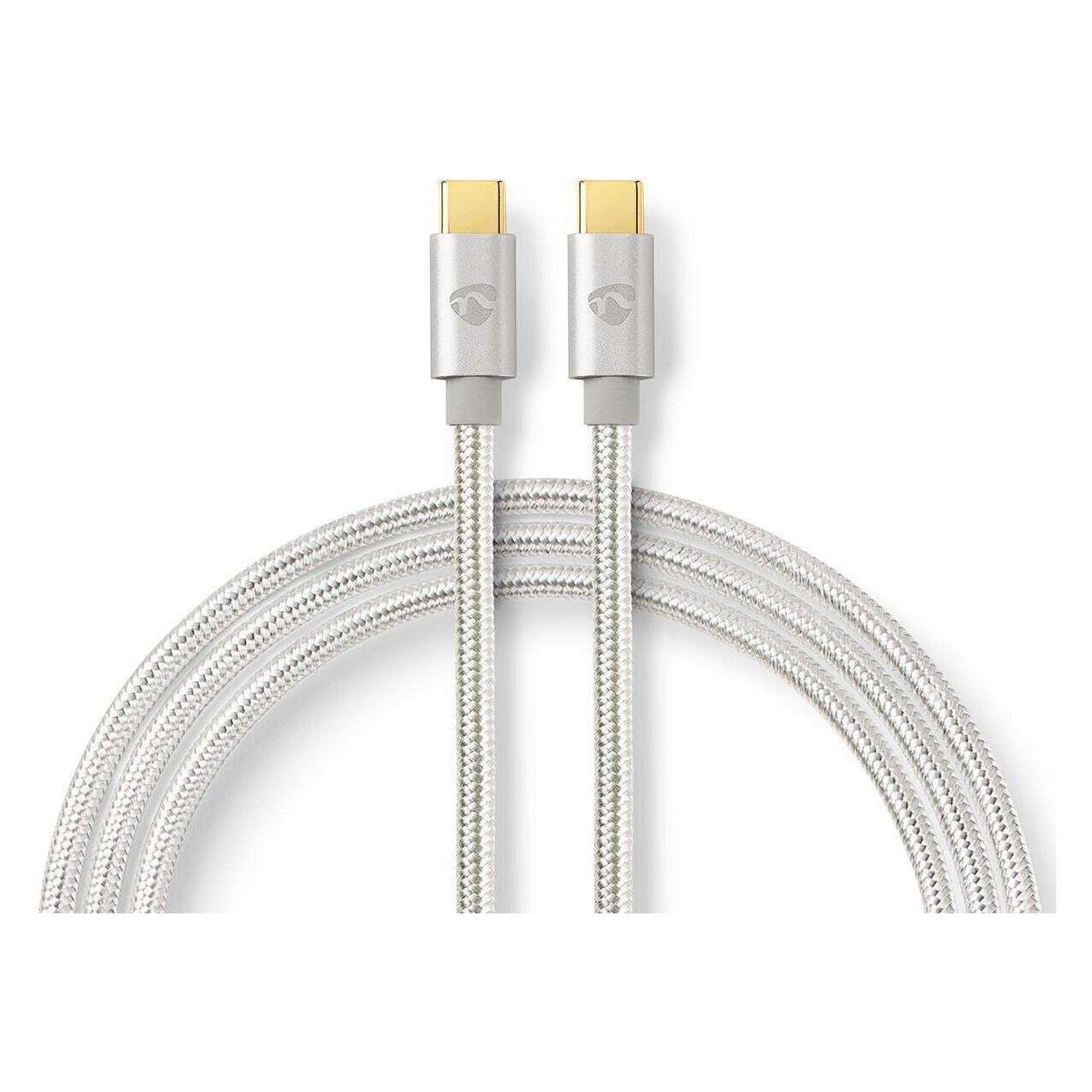 Nedis USB-Kabel USB 3.2 Gen 2 (1 m, USB 3.2 Gen 2, 10 W) (CCTB64750AL10)