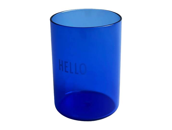 Design Letters Design Letters favoriete glas 35 cl Blauw