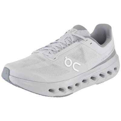 Laufschuh ON RUNNING "CLOUDSURFER NEXT", Herren, Gr. 47, weiß (glacier, glacier), Synthetik, Schuhe Laufschuh, mit CloudTec Phase™ Dämpfung für geschmeidiges Laufen