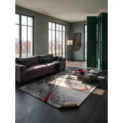 Teppich Kurzflor Rot 200x290 cm - BIENO   Kadima Design