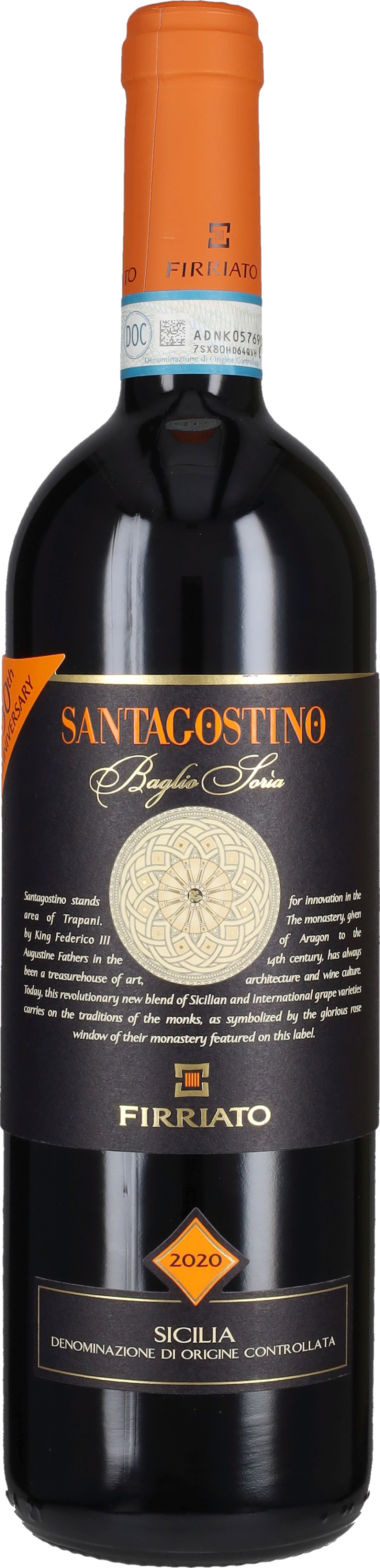 Santagostino Baglio Sorìa' Rosso Firriato 2020