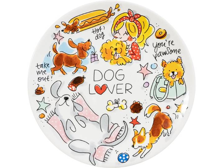 Blond Amsterdam Bord Dog Lover 22 CM
