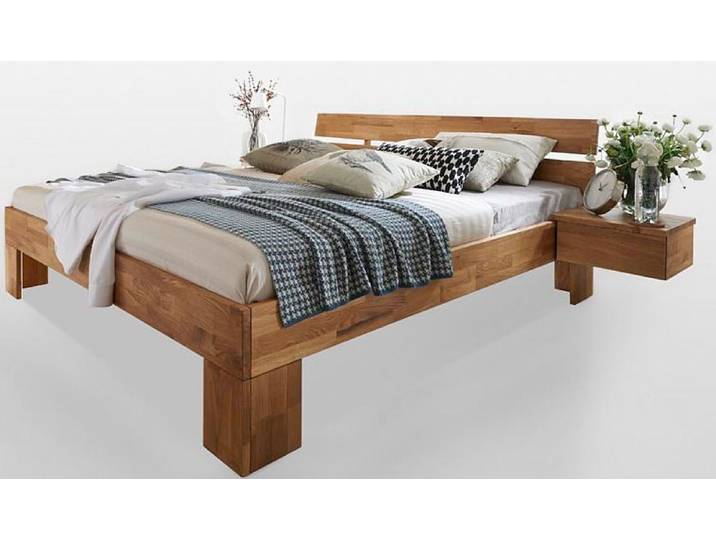 Nachtkonsole HOME AFFAIRE Tommy FSC-zertifiziertes Massivholz In hochwertiger Verarbeitung , beige (naturfarben), B:43cm H:20cm T:39cm, Massivholz, Sideboards, Nachtkonsole, Massivholz, Skandinavisches Design, Robust, stabil, FSC zertifiziert