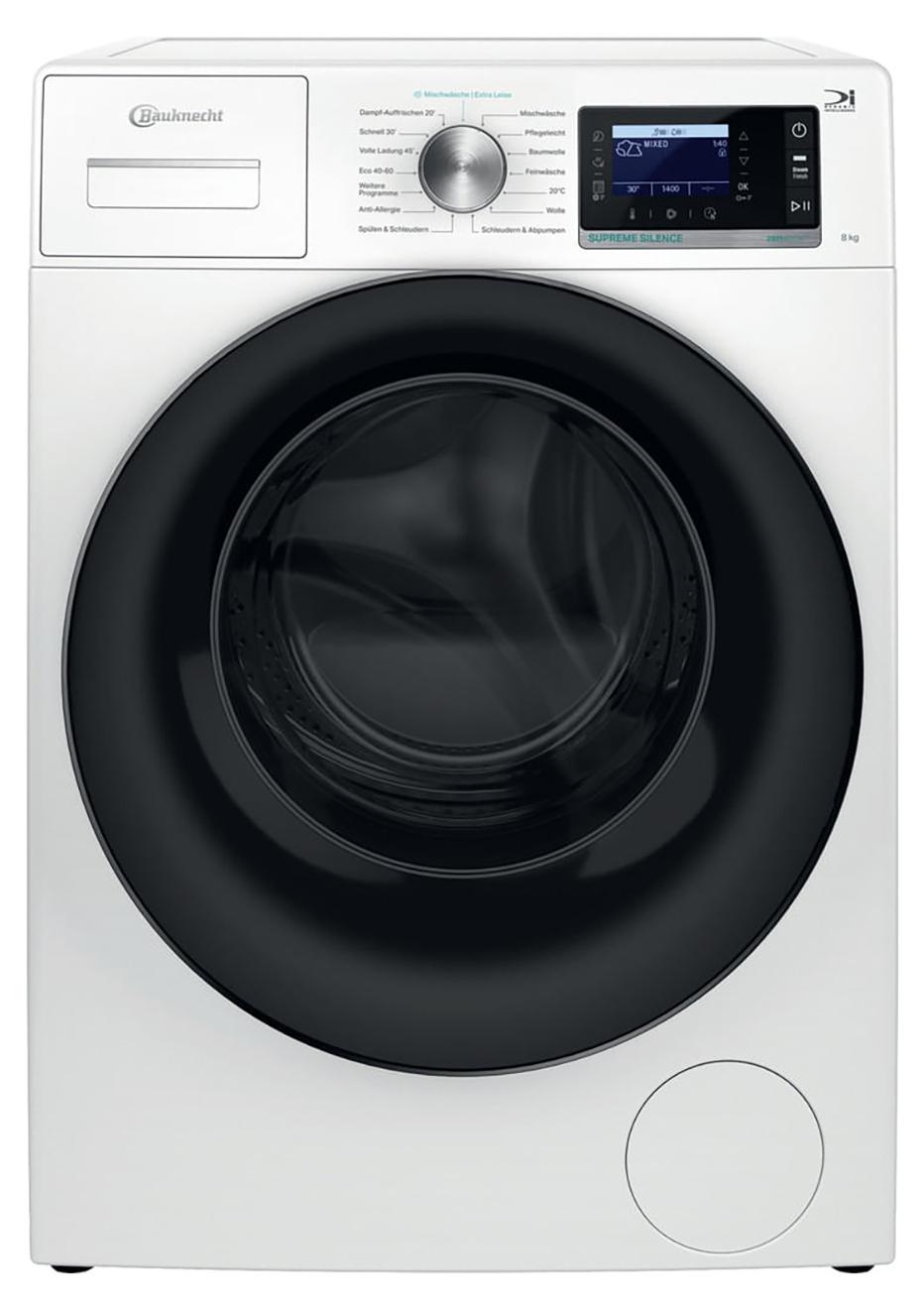 Bauknecht B6R 88E SILENCE DE, Frontlader, 8 kg, B, 72 dB, 1400 RPM, A