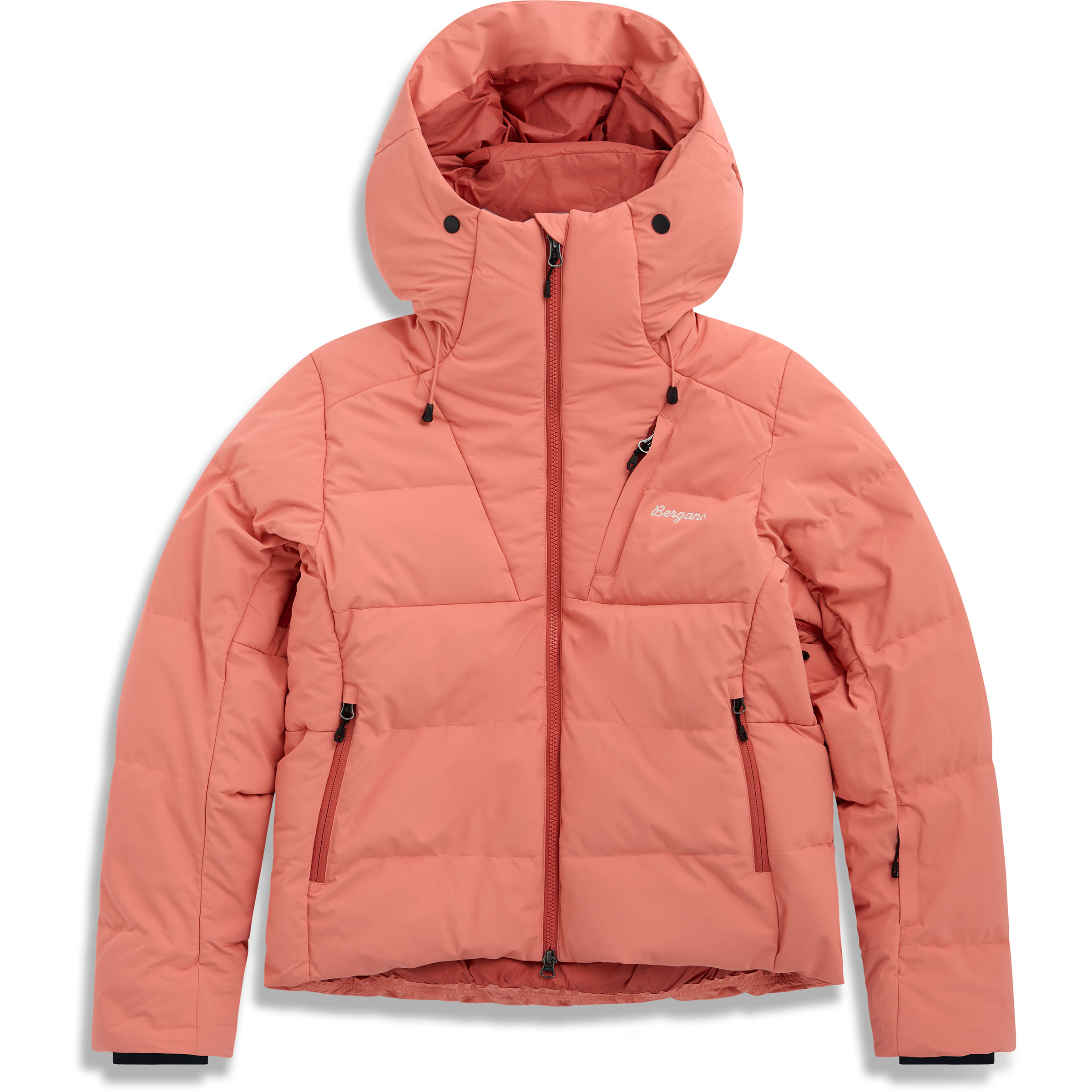 Bergans Oppdal Down Damen Isolationsjacke rosa Größe L Skifahren Winddicht Daune | Primaloft