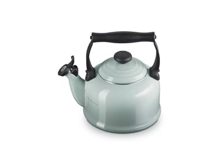 Le Creuset Wasserkessel Tradition, Füllmenge: 2,1 l, Emaillierter Stahl, Sea Salt