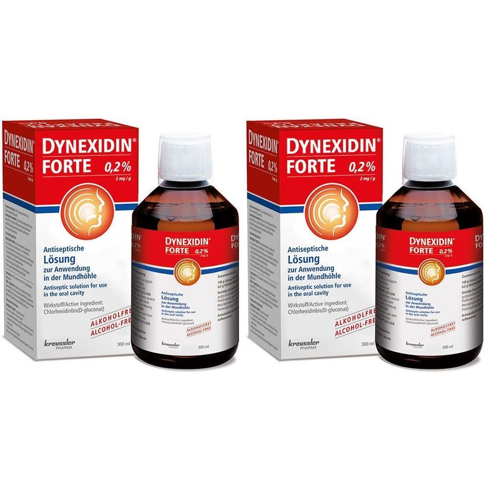 Dynexidin Forte 0,2% Lösung 2x 2x300 ml