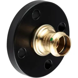 Viega, Rohrverbindungstechnik, GmbH & Co.KG Flanschübergang Sanpress Rotguss mit Pressanschluss DN50, 54mm
