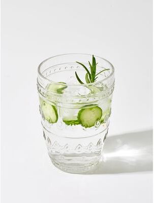Euro Ceramica Fez 4 Piece 14 oz Highball Glasses Set