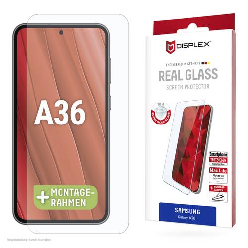 DISPLEX Real Glass Displayschutzglas Samsung Galaxy A36 1 St. Anti-Fingerprint 02067