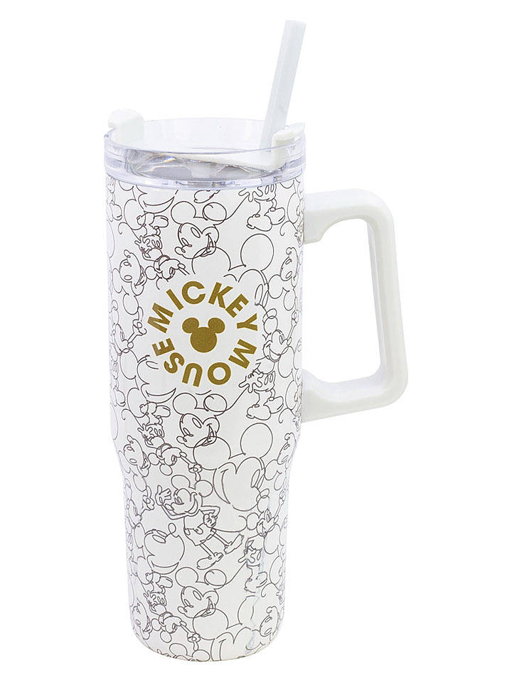 Stor Thermobecher "Mickey" in Creme - 920 ml - onesize