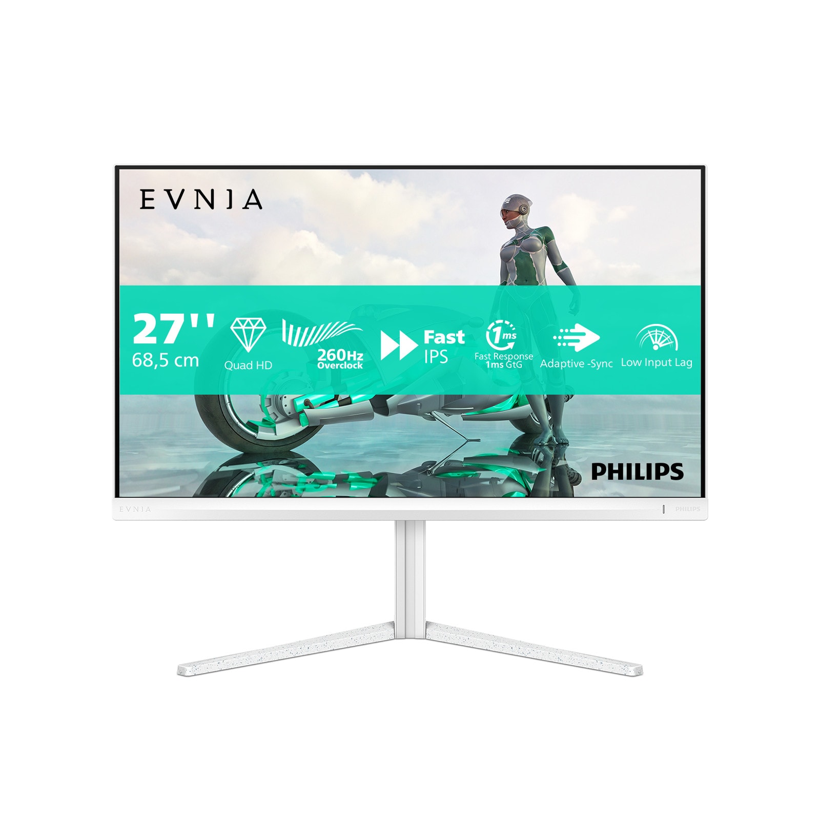 Philips Evnia 27M2N3501PA 27 Zoll WQHD IPS LED 16:9 260 Hz Gaming Monitor 27M2N3501PA/00