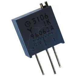 64Y-100K - Präzisionspotentiometer, 25 Gänge, stehend, 100 kOhm