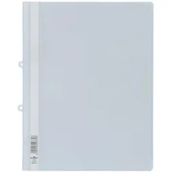 Durable, Mappe, 25 Schnellhefter Kunststoff weiss DIN A4 überbreit (A4, 25x)