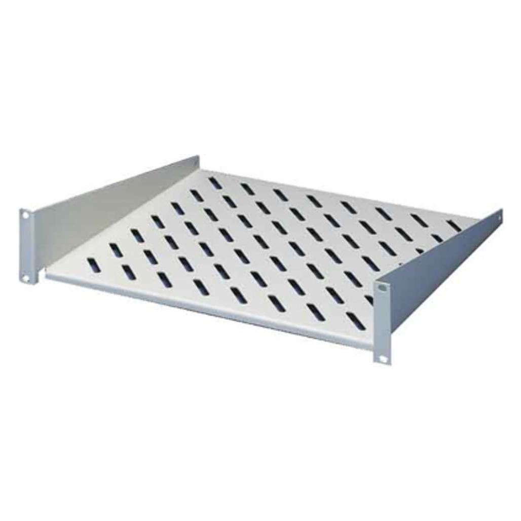 Rittal 19" x 2U x 400 D cantilever shelf - Grey (7119400)
