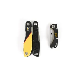 Cat, Multi-Tool, erpillar 2-teiliges Set - Multifunktionswerkzeug und (13 Funktionen)