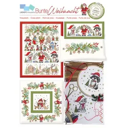 Stickvorlage "Bunte Weihnacht"