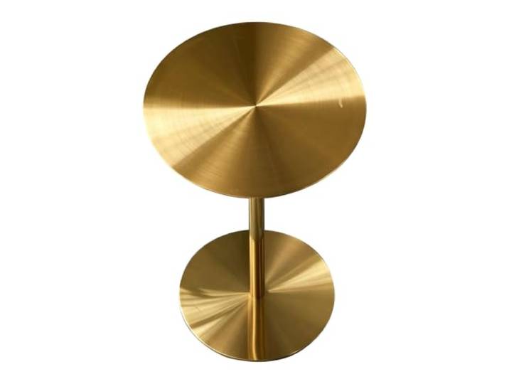 Runder Tisch Thekenhöhe Bistro-Pub-Tisch Snack-Tische mit stabilem Sockel Stehtisch aus Edelstahl, Cocktail-Bartisch, Küche, Esstisch, Couchtisch(Gold,80x80x75cm)