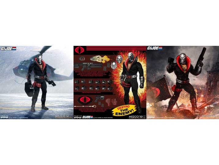 Mezco Toys Actionfigur One:12 Collective G.I. Joe Destro Actionfigur